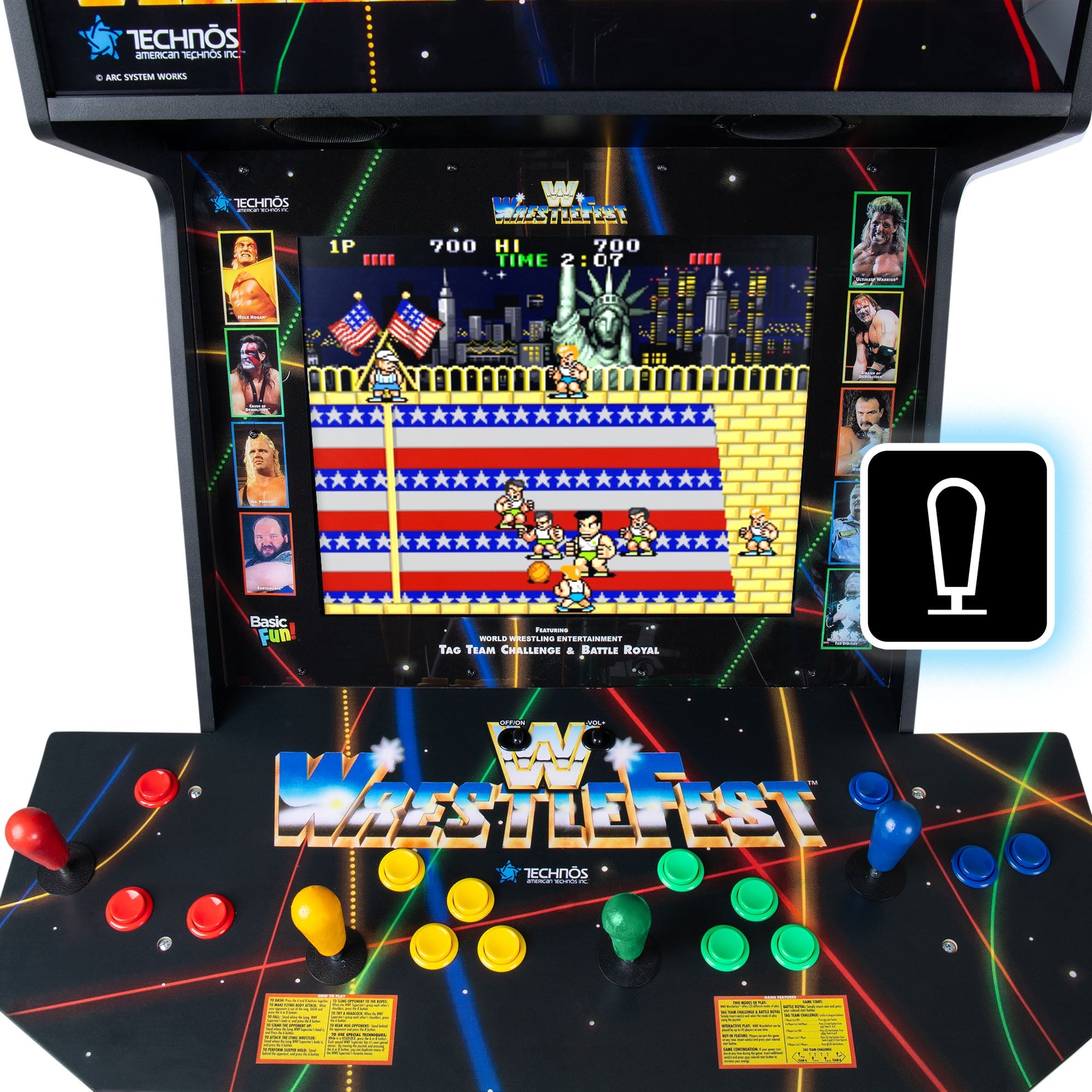 WWE Wrestlefest Supreme Series Arcade Machine