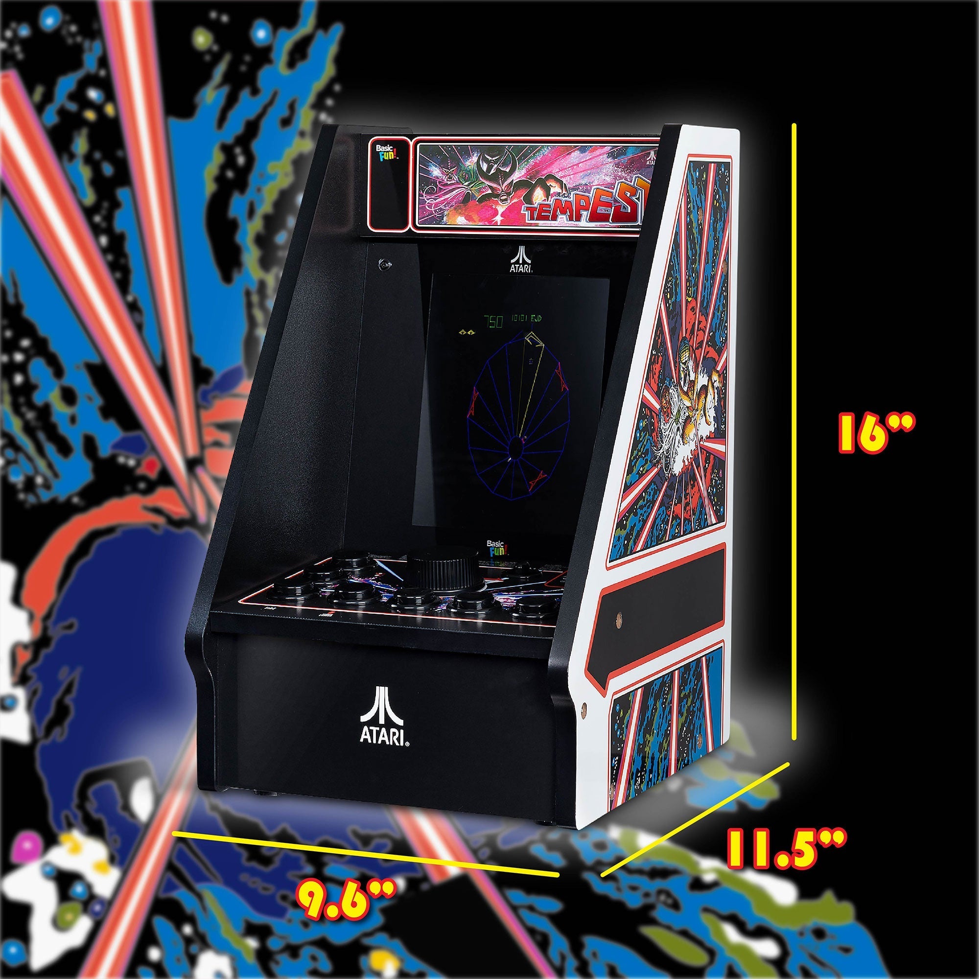Atari Tempest Counter Series Arcade Game