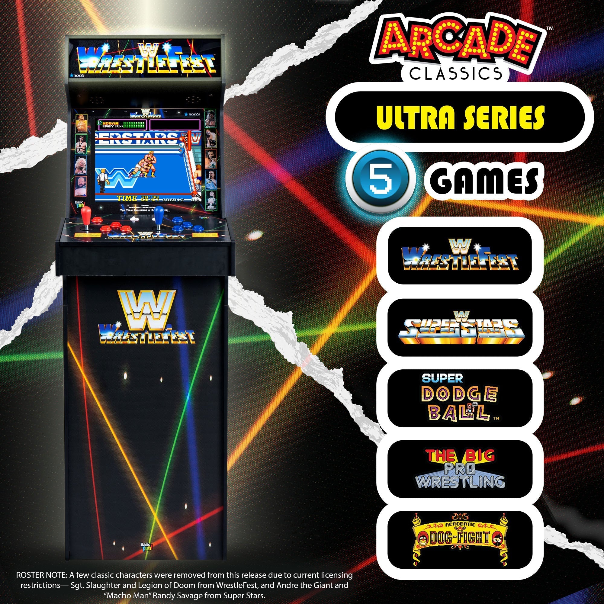 WWE Wrestlefest Ultra Series Arcade Machine