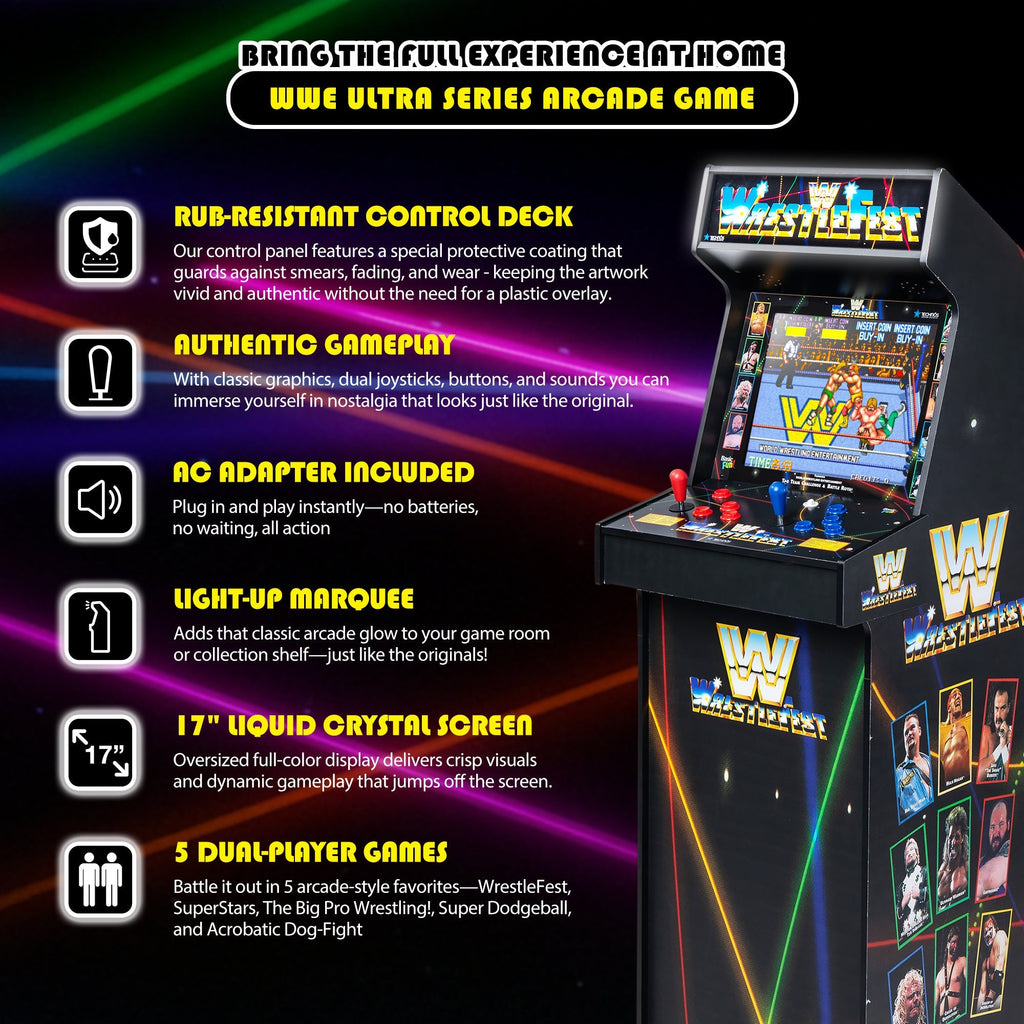 WWE Wrestlefest Ultra Series Arcade Machine