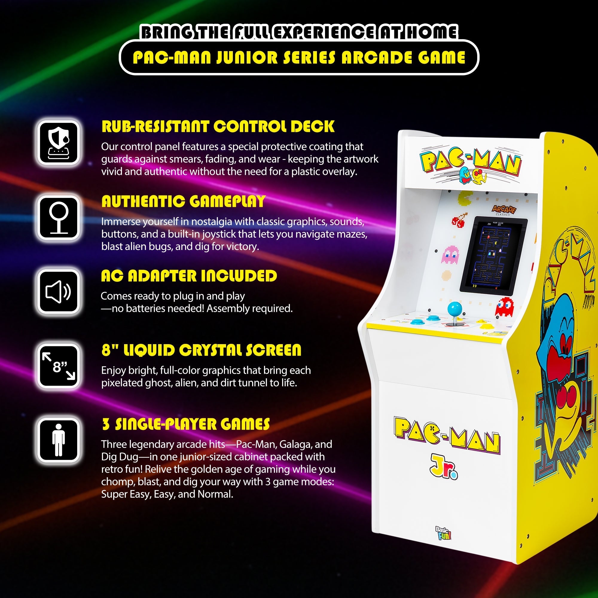 Pac Man Jr Series Arcade Game