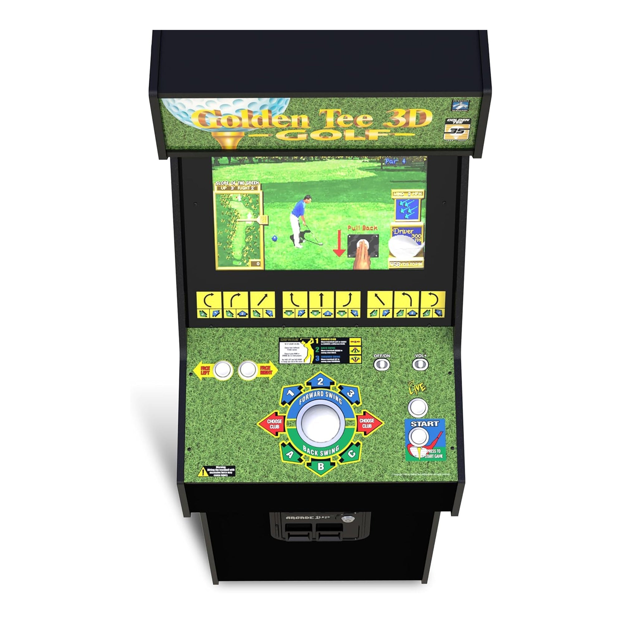 Golden Tee 3D Deluxe Arcade Machine