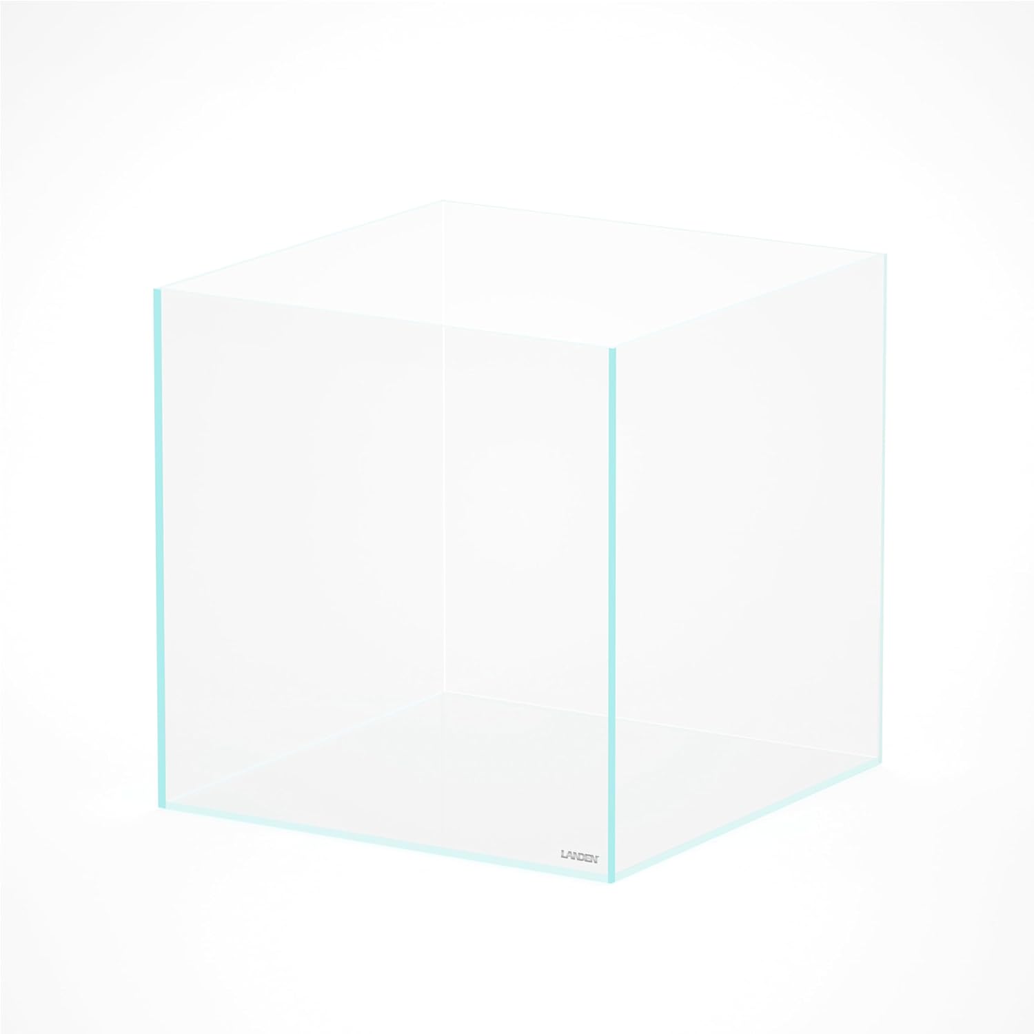 60P 16 Gallon Rimless Low Iron Aquarium Tank, 23.6" W × 11.8" D × 14.2" H (60cm x 30cm x 36cm) 6mm Thickness with Nano Foam Leveling Mat