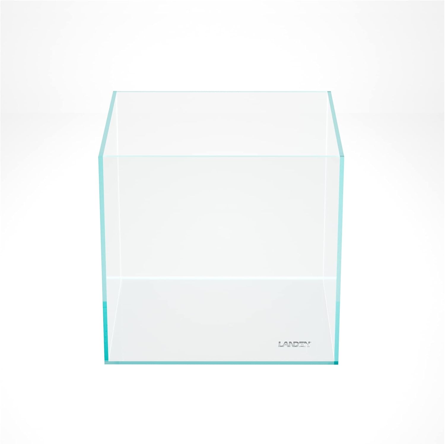 60P 16 Gallon Rimless Low Iron Aquarium Tank, 23.6" W × 11.8" D × 14.2" H (60cm x 30cm x 36cm) 6mm Thickness with Nano Foam Leveling Mat