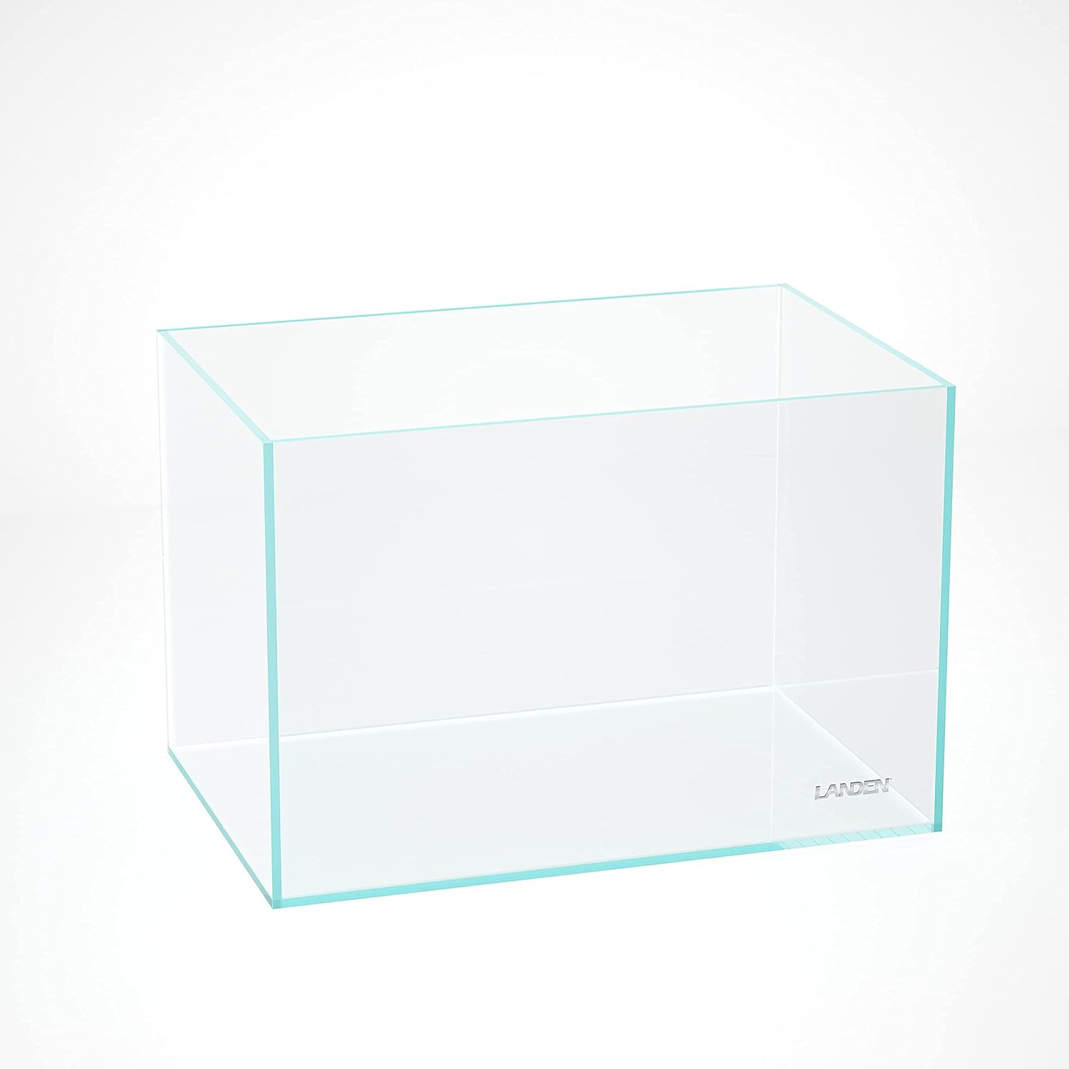 60P 16 Gallon Rimless Low Iron Aquarium Tank, 23.6" W × 11.8" D × 14.2" H (60cm x 30cm x 36cm) 6mm Thickness with Nano Foam Leveling Mat