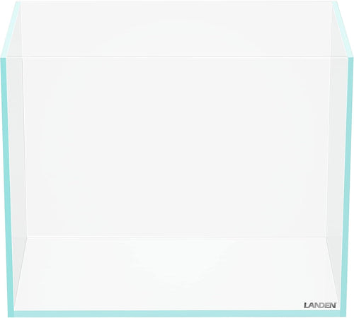 60P 16 Gallon Rimless Low Iron Aquarium Tank, 23.6" W × 11.8" D × 14.2" H (60cm x 30cm x 36cm) 6mm Thickness with Nano Foam Leveling Mat