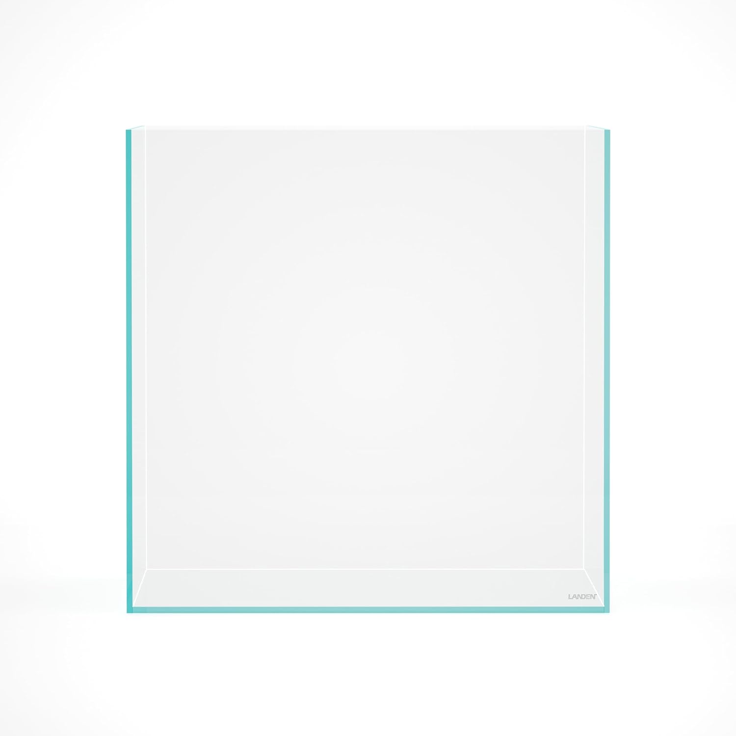 60P 16 Gallon Rimless Low Iron Aquarium Tank, 23.6" W × 11.8" D × 14.2" H (60cm x 30cm x 36cm) 6mm Thickness with Nano Foam Leveling Mat