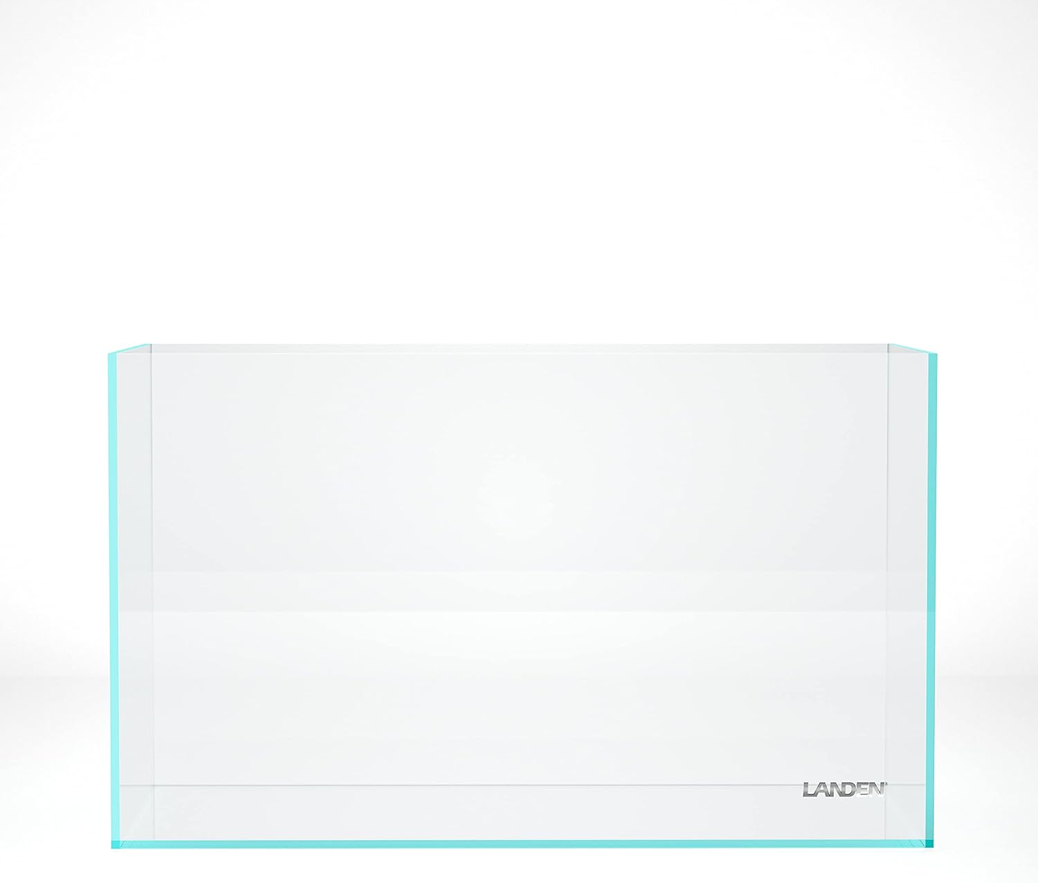 60P 16 Gallon Rimless Low Iron Aquarium Tank, 23.6" W × 11.8" D × 14.2" H (60cm x 30cm x 36cm) 6mm Thickness with Nano Foam Leveling Mat