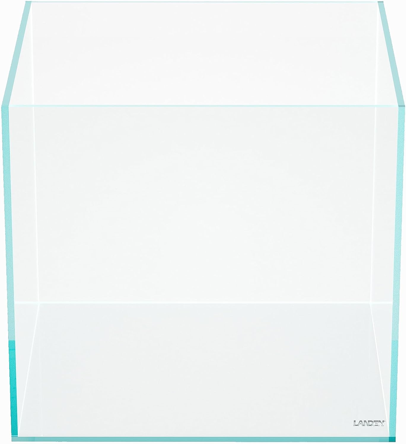 60P 16 Gallon Rimless Low Iron Aquarium Tank, 23.6" W × 11.8" D × 14.2" H (60cm x 30cm x 36cm) 6mm Thickness with Nano Foam Leveling Mat
