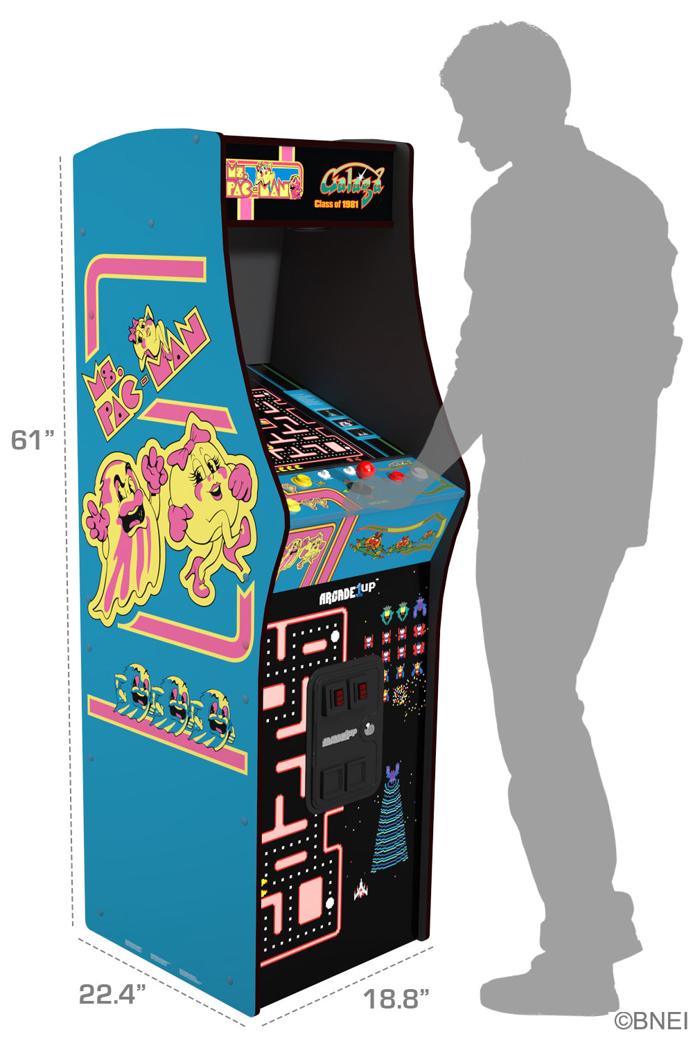 Ms. Pac Man & Galaga Class of '81 Deluxe Arcade Machine